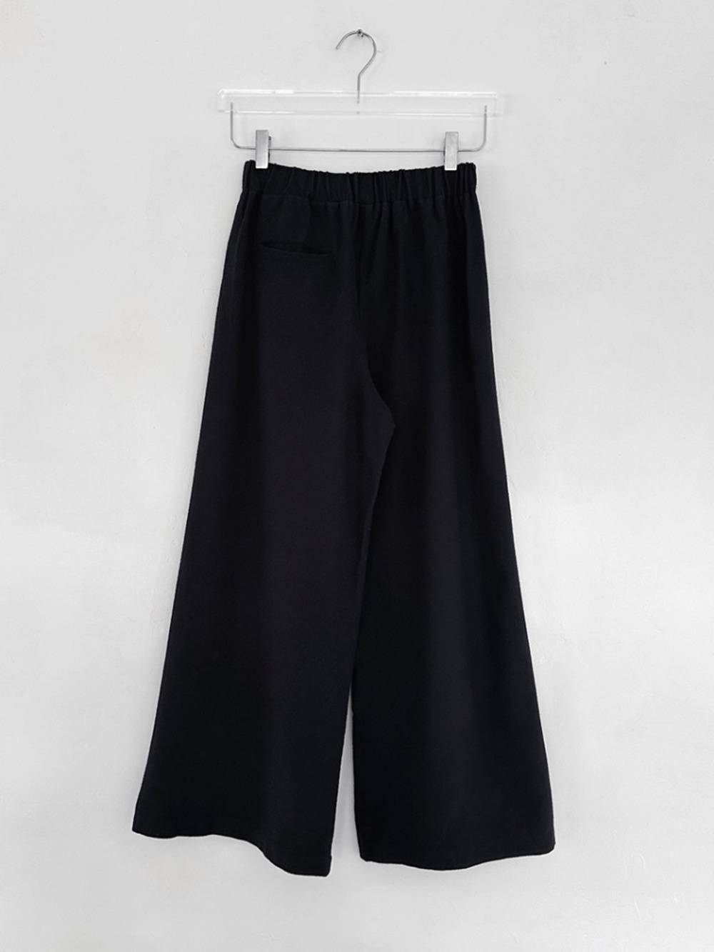 Black Crane wide leg pant trouser cotton wool blend la garconne totokaelo S - Picture 10 of 12